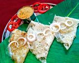 A picture of step 9 of Neer dosa.