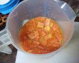 Foto del paso 2 de la receta Batido de papaya, nectarina y zumo de naranja