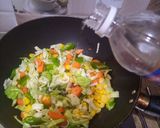 A picture of step 3 of B.BQ Rainbow rice.