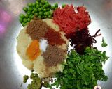 A picture of step 1 of Veg. Cutlets (Railway Style).