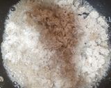 A picture of step 2 of Coconut Barfi.