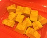 A picture of step 5 of For Halloween Rich and Smooth Kabocha Squash Custard Pudding.