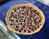 Une image de l'étape 9 de Tarte aux cerises et vanille.