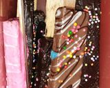 Foto langkah ke 3 dari resep Stik wafer coklat.