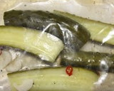 A picture of step 4 of Cucumber Pickles for Burgers.