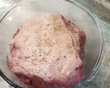 A picture of step 1 of Dutch Oven Bone- in Pork Butt.