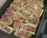 Foto del paso 1 de la receta: Canoas de calabacín a la charcutera