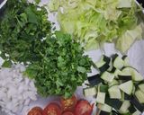 A picture of step 2 of Chickpea salad with Ranch dressing.