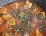 A picture of step 14 of Kadhai paneer.
