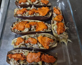 Foto del paso 3 de la receta: Berenjenas rellenas de setas y sobrasada