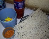 A picture of step 1 of Taliyar Hausa with palm oil,pepper and boiled egg#kaduna state.