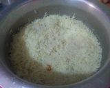 A picture of step 4 of Coconut rice# my unique rice recipe contest#.
