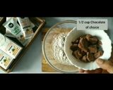 एगलेस चॉकलेट बोरबोन मूझ(eggless chocolate mousse borbón recipe in hindi) रेसिपी चरण 3 फोटो