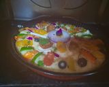 A picture of step 7 of Floral Mosaic Focaccia.