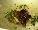 A picture of step 2 of Drumstick Masala -Groove in some gravy.