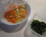 A picture of step 2 of Crustless Quiche with Spinach.
