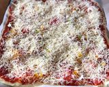 Une image de l'étape 3 de Pizza chorizo /poivrons.
