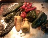 A picture of step 2 of Rajas con huevo.