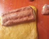 A picture of step 5 of 3 color bread.
