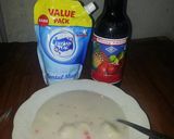 Foto langkah ke 7 dari resep Es Pallu Butung with Vla Mutiara Khas Kota Makassar.