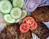 A picture of step 5 of Chapli kabab😋چپلی کباب😋.