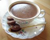 A picture of step 5 of Cafe-style Chocolate au Lait.