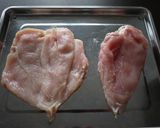 A picture of step 1 of Chicken Rolls with Plenty of Ginger.