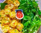Hình bước làm 5 của món Bánh khọt tôm thịt