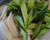 A picture of step 2 of Kamaboko and Cucumber ＊ Tossed in Umeboshi Mayonnaise Sauce.
