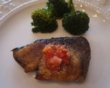 A picture of step 4 of Sautéed Amberjack with Balsamic Vinegar.