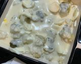Foto del paso 7 de la receta: Romanescu con bechamel, queso y pesto