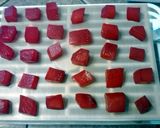 A picture of step 13 of Candied Zucchini Fruit Snacks (dehydrated/dehydrator).
