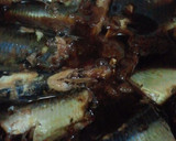 A picture of step 3 of Simmered Sardines and Umeboshi.
