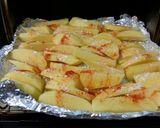 A picture of step 2 of Baked Cheesy Spicy Potato.