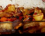 A picture of step 6 of My Spiced Seasonal Roast Sausage and Veg🥰.