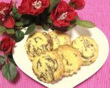 A picture of step 12 of White Day Pink Diamond Cookies.