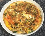 美味簡易蔬菜菇菇烘蛋的食譜步驟3照片