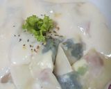 A picture of step 6 of Mezzaluna Ravioli made with Gyoza Skins.