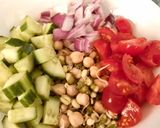 टमाटर अंकुरित चाट (tamatar ankurit chaat recipe in Hindi) रेसिपी चरण 1 फोटो