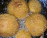 A picture of step 6 of Yam egg roll.