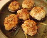 A picture of step 7 of Ground Chicken Stuffed Shiitake Mushrooms.