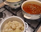 Rakott karfiol bulgurral recept fázis 3 fotója