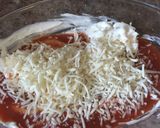 A picture of step 4 of Mozzarella Buffalo Chicken Dip.
