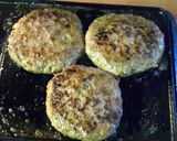 A picture of step 6 of Triple Cheese Centre Burger Patty.