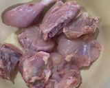 A picture of step 1 of Afghani Chicken Karahi.