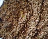 A picture of step 5 of Peach Blueberry Crumble.