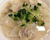 A picture of step 16 of Dim Sum-Style Alpine Leek Wonton Dumplings.
