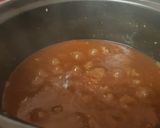 A picture of step 5 of My Beef & Onion Gravy with Sugar Snap Peas also Jacket Potatoe.