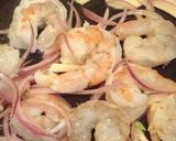 A picture of step 6 of Shrimp and Asparagus Lemon Flavored Pasta.
