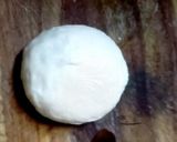 A picture of step 1 of White chocolate donuts.